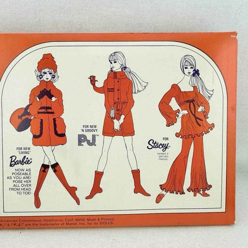 Vintage Barbie Shape-Ups #1782 Complete Never Opened Box Japan 1969 Stacey PJ